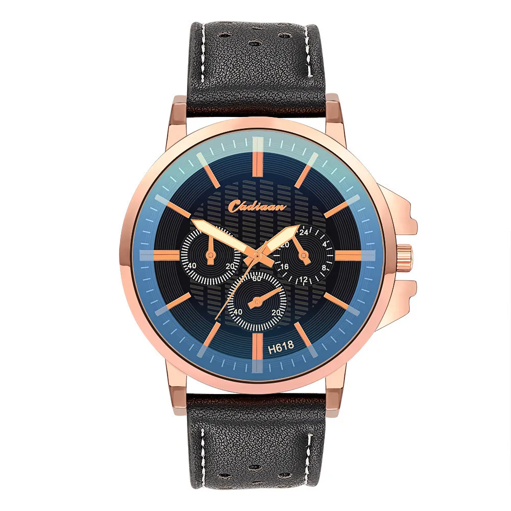 DISU Men Wrist Watch Retro Design Leather Band Analog Alloy Quartz Man new arrival in men wrist watches wristwatch mens | Наручные часы