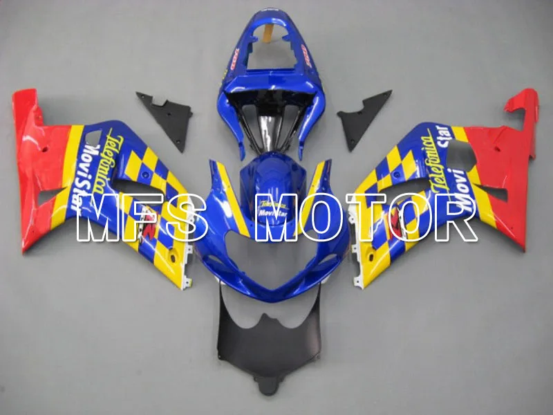 

For Suzuki GSXR600/750 K1 K2 2001 2002 2003 01 02 03 Injection ABS Fairing Kits Movistar Blue/Yellow/Red