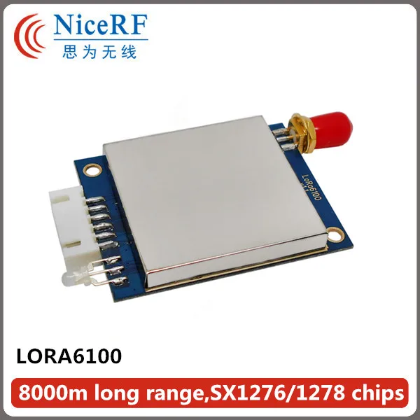 

4pcs/lot Lora6100 1W 8km long range 470MHz TTL Interface high Sensitivity -139 dBm uart wireless module