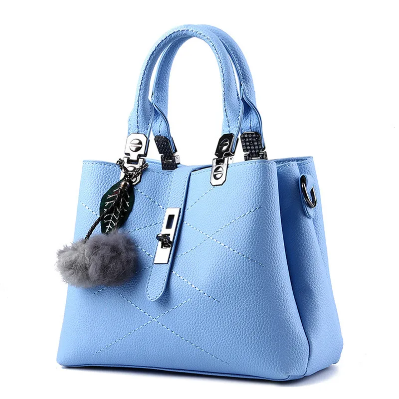 Beste MONNET CAUTHY Tas Vrouwelijke Klassieke Elegante Mode Dame Zoete Handtas Effen Kleur Hemelsblauw Lavendel Beige Roze Rood Crossbody Totes