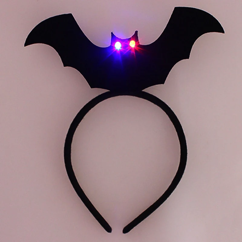 

Happy Cute Ear Hair Band Bat Ears Wings Halloween Party Children Headwear Hair Accessories Party Decor Baby Kids Bat Headband