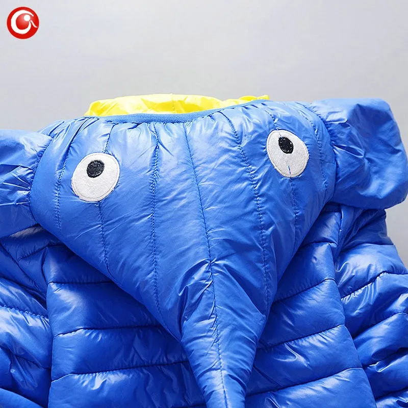 4-18M Babys Hoodies Snow Suit Infant Boys Elepant Animal Costume Christmas Winter Snow Wear Down Jacket And Coat Clothing (19)