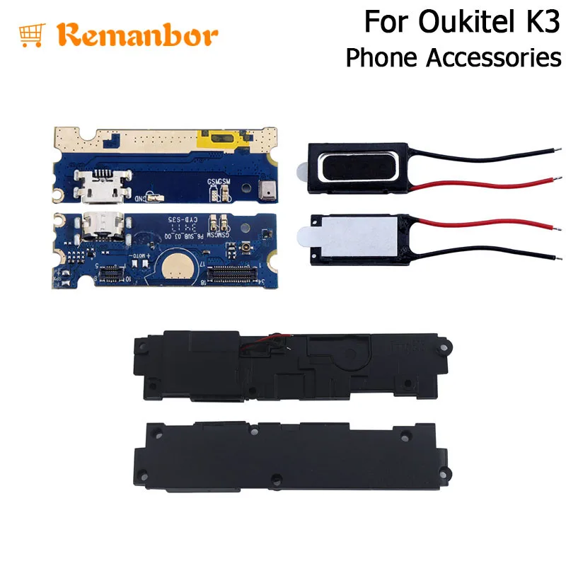 Remanbor для Oukitel K3 громкий Динамик Новый наушниками и зарядная панель под usb-разъем