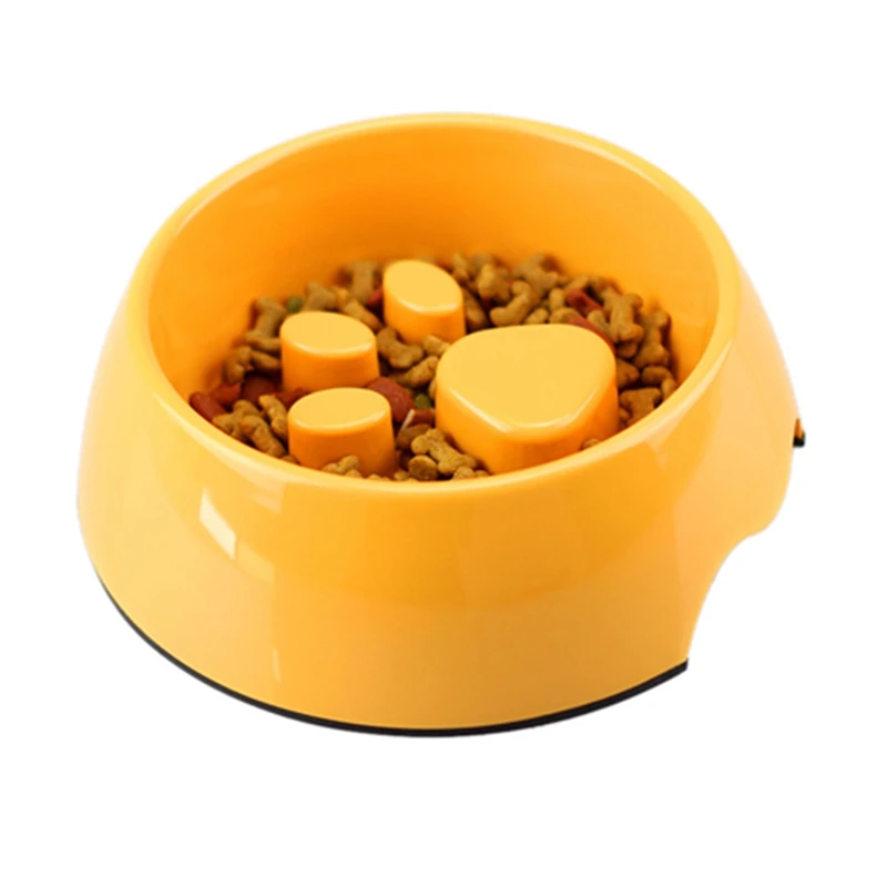 Melamine Pet Slow Food Bowl Anti Choke Dog Bowls Durable Puppy Cat