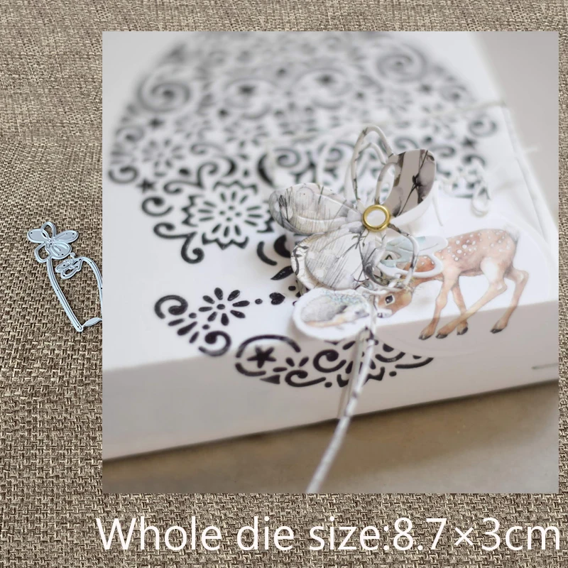 

New Design Craft Metal Cutting Die cut dies 2pcs flower decoration scrapbook Album Paper Card Craft Embossing die cuts