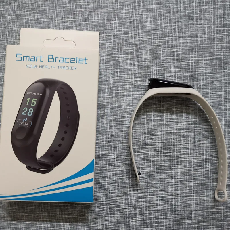 Силиконовый ремешок 100% оригинальный браслет для smart band M3 PLUS силиконовый пищевой