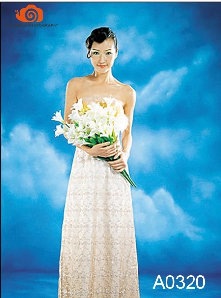 

Индивидуальные 10x10 футов ручная роспись Блюз муслиновый фон для фотосъемки A0320 муслиновый фон для фотостудии Быстрая доставка