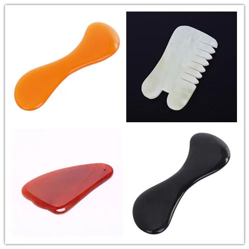 1PC GuaSha Scraping Board Set Point Treatment Massage Tools For SPA Salon Acupuncture Therapy Trigger 3 Style