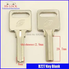 Зародышный ключ оптом No1 гангшен дверной ключ пустой костюм для вертикального ключа резки B227