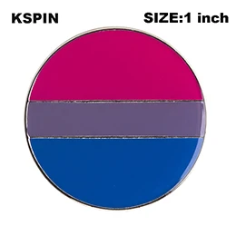 XY0314 Intersex Pride Радужный Флаг Rozet металлический значок брошь для рюкзака для подарка XY0316 - Цвет: XY0314