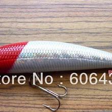 5 шт. приманка для рыбной ловли с красной головкой мерцающий тройной блесна с крючком для спиннинга 9 г 95 мм