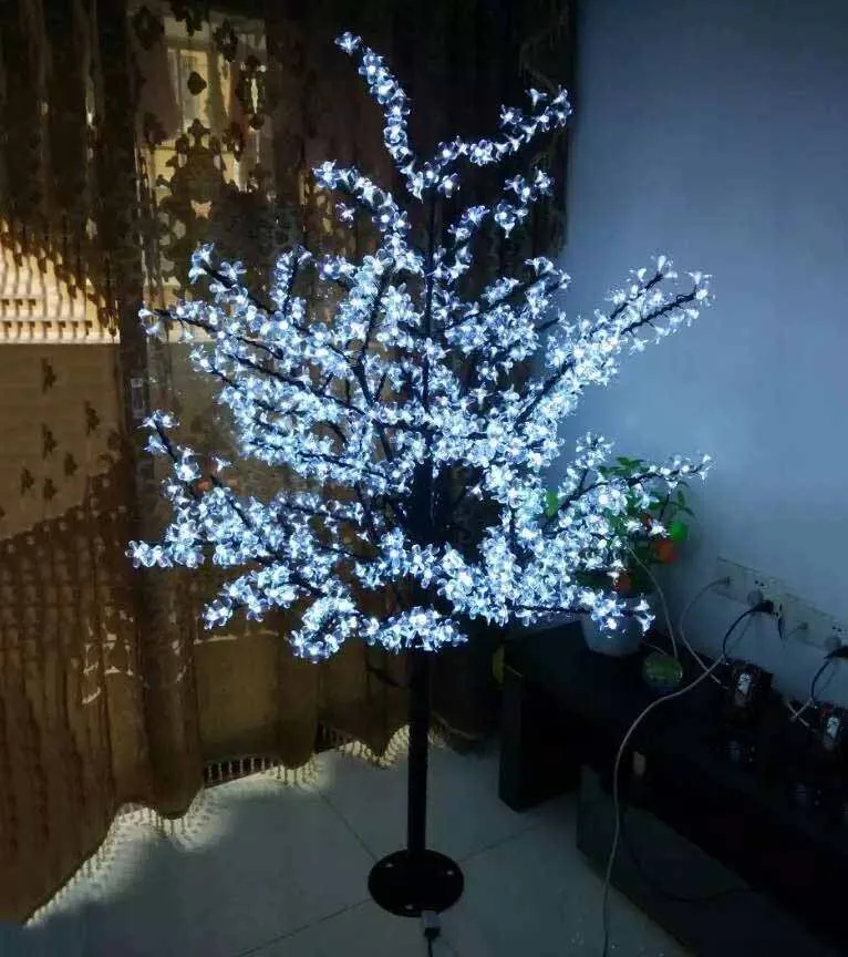 Рождественский светодиодный светильник в виде вишневого дерева, 1,5 м, 1,2 м, светильник на дерево, s, сказочный светильник, s, пейзаж, уличный светильник, ing для праздника, свадьбы