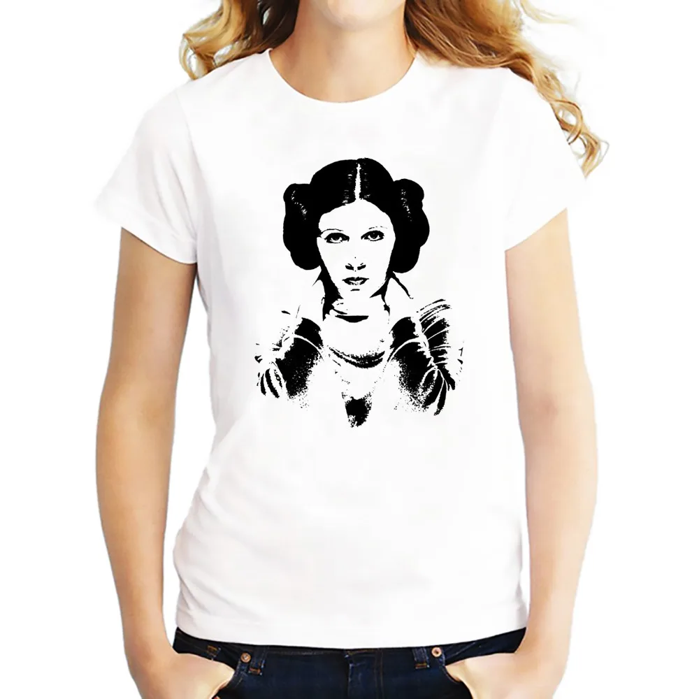 

New Women Star War JEDI T-shirt Fashion Princess Leia Rebel T Shirt Women Tee Tops