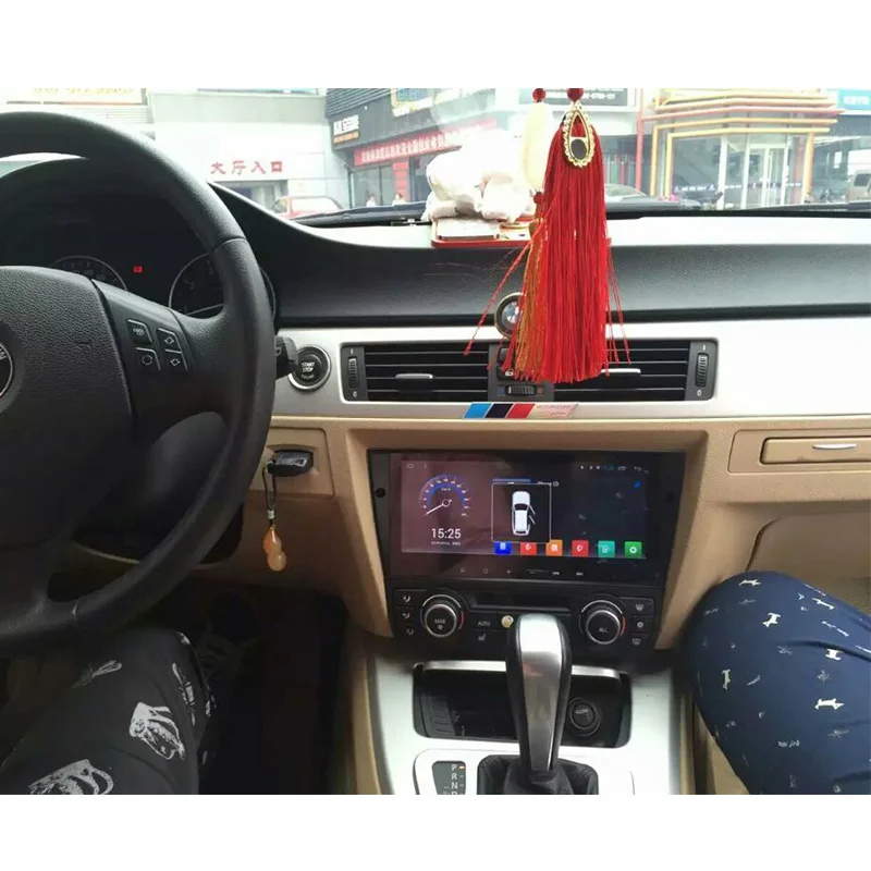 Автомобильный DVD плеер Lenvio 2 ГБ + 32 IPS экран 8 дюйма Android 7 1 GPS для BMW 3 серии E90 E91 E92 E93 2005