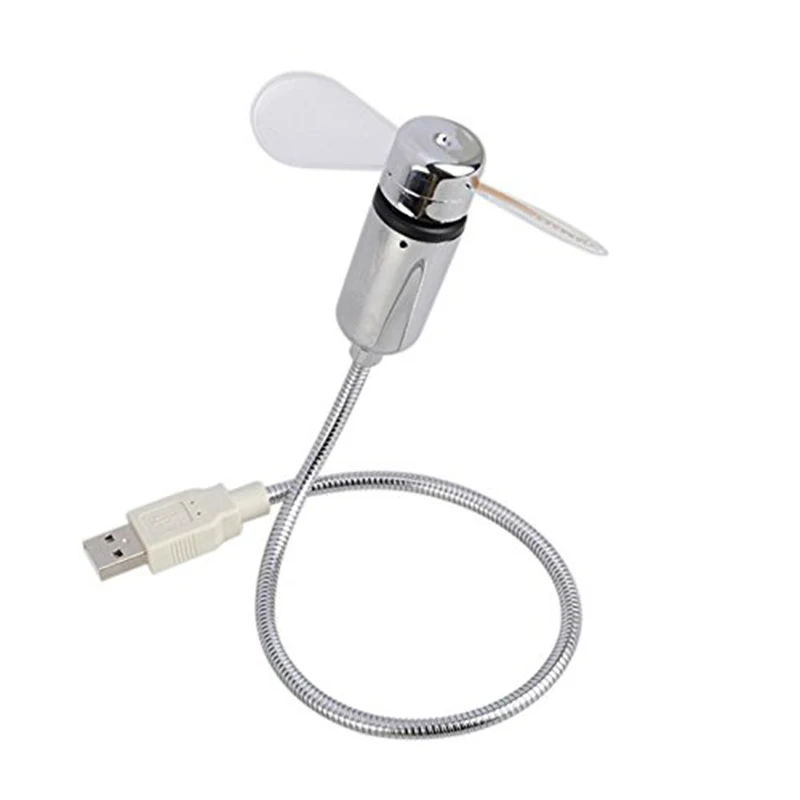 Mini Flexible hose LED Light USB Fan 3