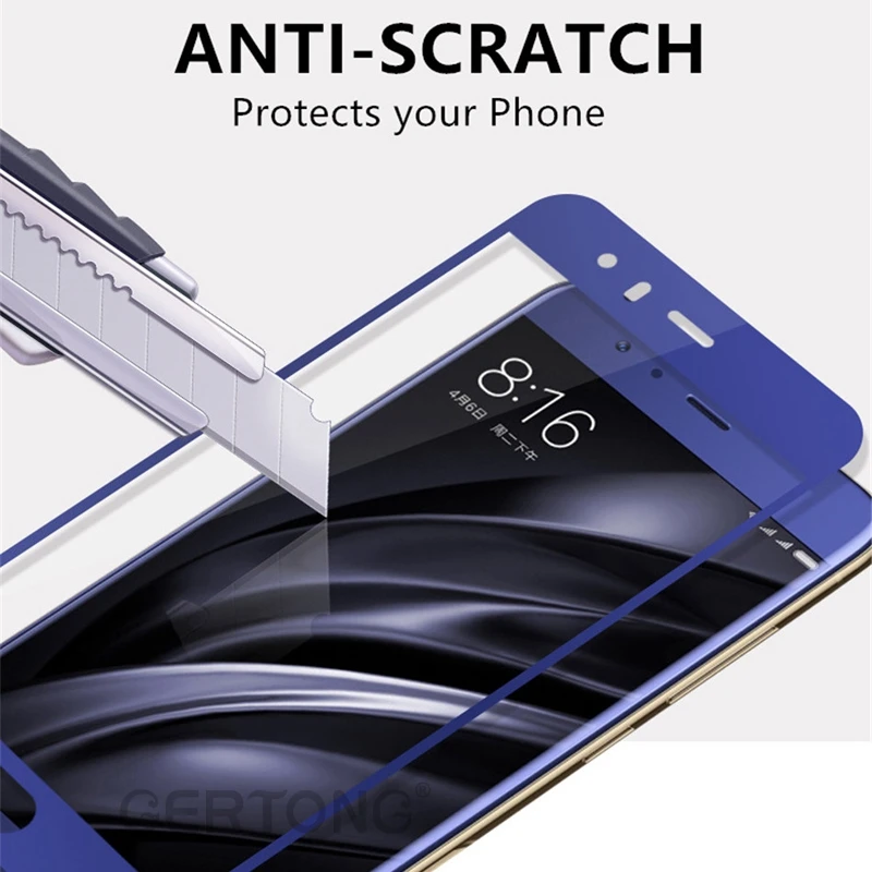 

Full Cover Tempered Glass For Xiaomi Mi5X Mi6 Mi5C Mi5S Mi5 MiA1 For Redmi 4X 4A Note 5A Prime Y1 Lite Screen Protector Film