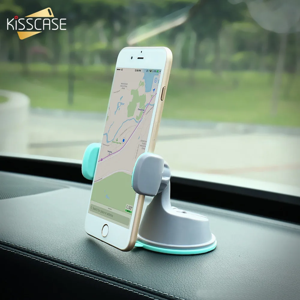 Автомобильный держатель для телефона KISSCASE iPhone Samsung вращение на 360 градусов