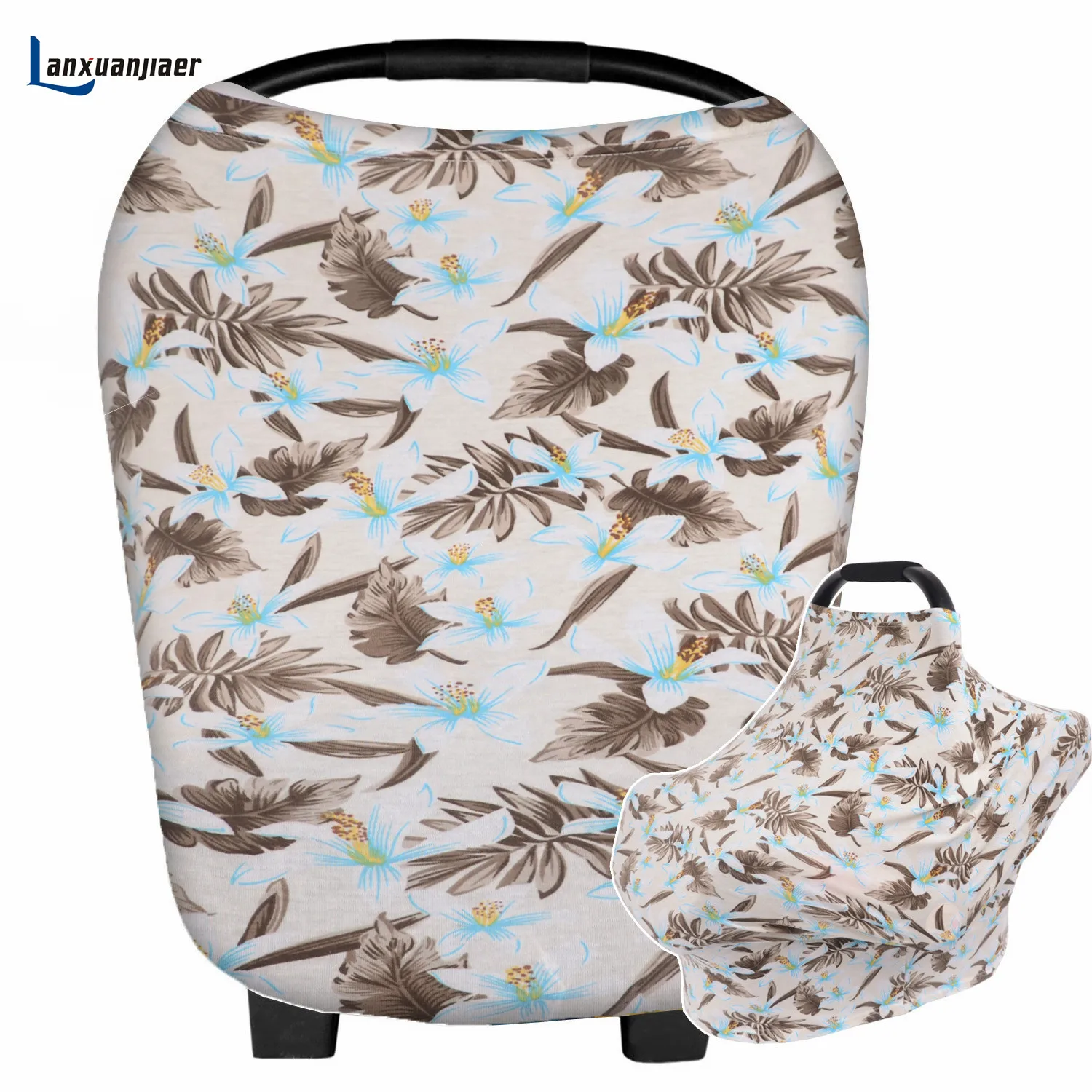 Lanxuanjiaer infant Baby Car Seat Canopy Shopping Cart Cover Nursing