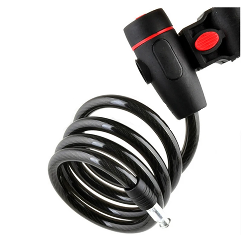 

Universal Anti-Theft Bike Bicycle Lock Stainless Steel Cable Coil Lock Castle Motorcycle Cycle MTB Bike Cycling Security Lock