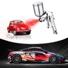 Spray Gun 400ML Pneumatic Airbrush Sprayer Professional Alloy Painting Atomizer Tool With Hopper For Painting Cars By PROSTORMER 6