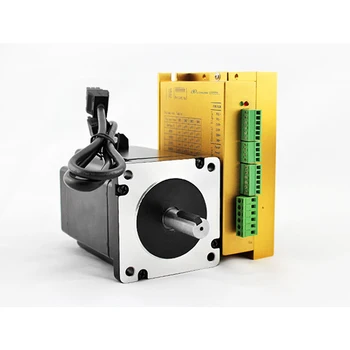 

3.6Nm NEMA34 86mm Closed Loop Stepper Motor Drive Kit 20-70VAC/30~100VDC 2 Phase 6A for Marking machine LC86H268+LCDA86H