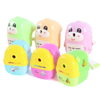 

1pc Random Hand Crank Pencil Sharpener Pencil Tool Kids Birthday Gift School Supplies Support Wholesale