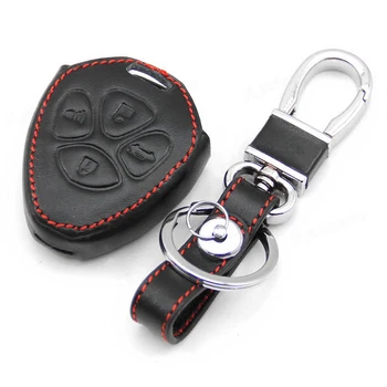 

Leather Key Chain Holder Case Cover Fob For Toyota Camry Corolla RAV4 Echo Prado Avalon Yaris Matrix Venza Car Key Case