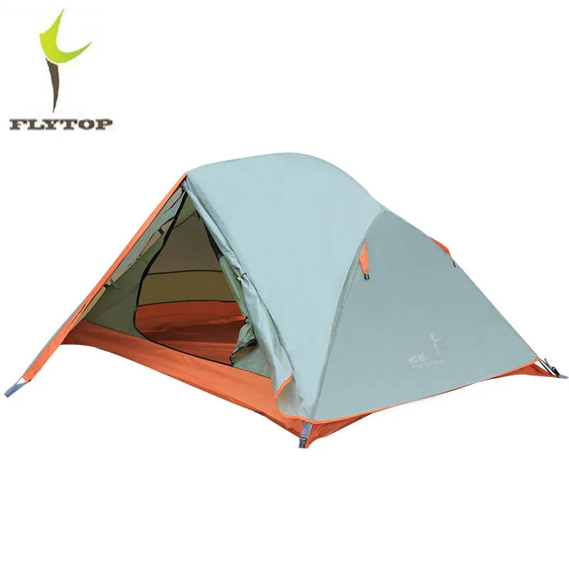

FLYTOP ultralight Outdoor tent 1-2 person recreation camping equipment Hiking Fishing Beach double layer tent waterproof 2.3kg