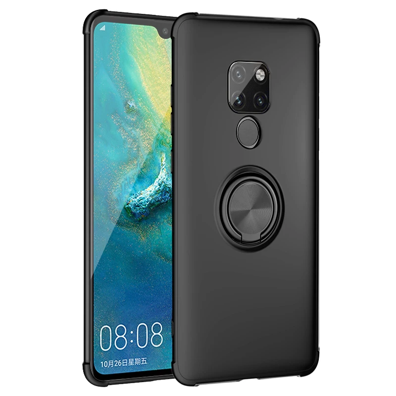 

Case For Huawei Mate 20 10 Pro Cover for Huawei Mate 10 Pro 20X Shock Proof finger ring Stand Magnetic Soft TPU case kimTHmall