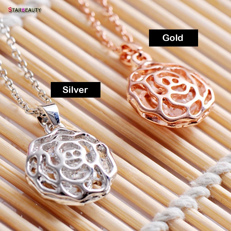 Лидер продаж 2017 брендовые ожерелья с цветами камелии ювелирные изделия длинное