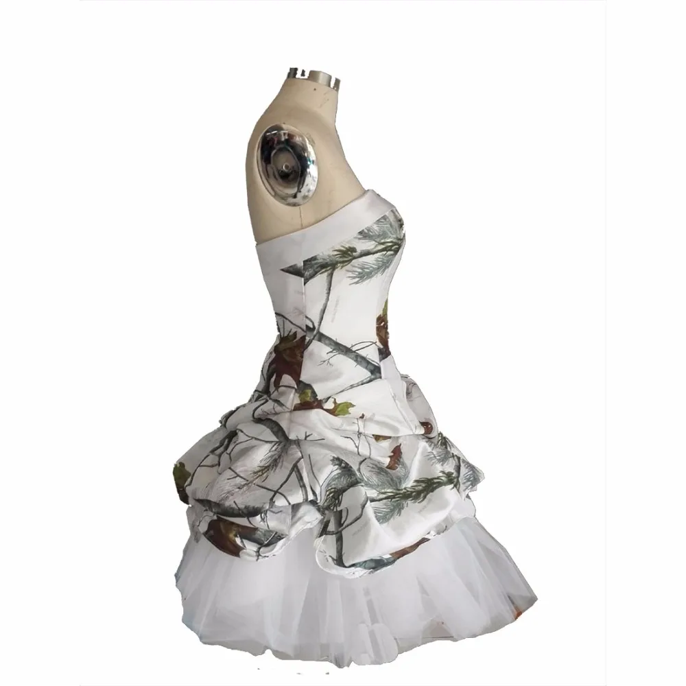 Белое коктейльное платье realtree камуфляжное для свадебной вечеринки 2019|free shipping prom