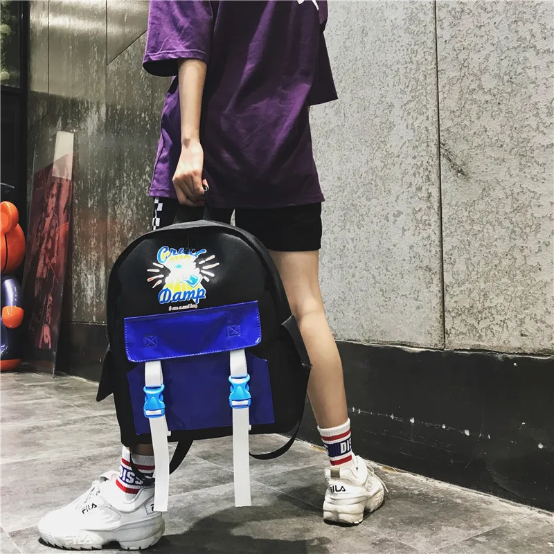 Menghuo Fashion Backpack Women Children Schoolbag Back Pack Leisure Korean Ladies Knapsack Travel Bags for School Teenage Girls (9)