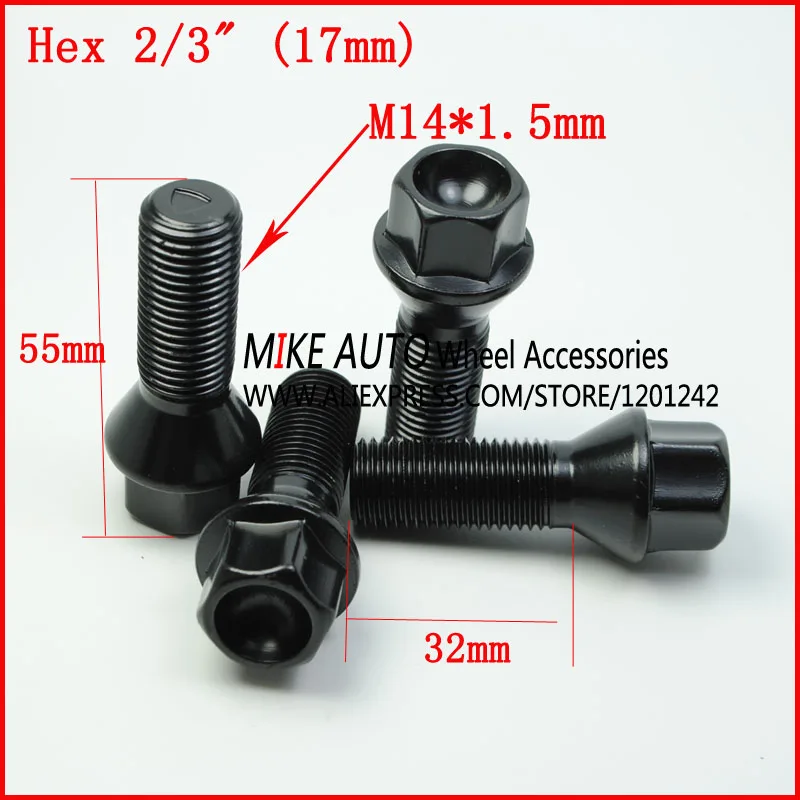 20Pcs Wheel Bolt M14x1.5x32 For Axle of BMW 7 Series X3 36136781152 Aftermarket Parts | Автомобили и мотоциклы
