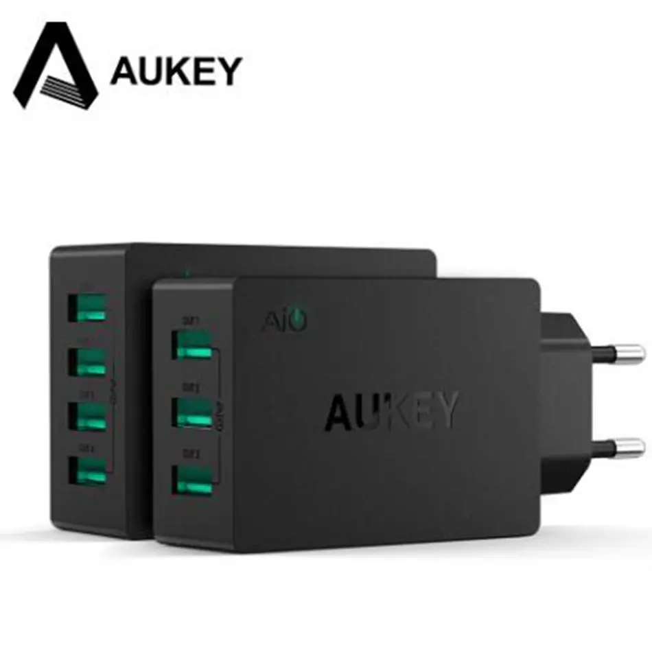 AUKEY 3 4 порта USB зарядное устройство 2.4A Быстрая зарядка умный мобильный телефон для