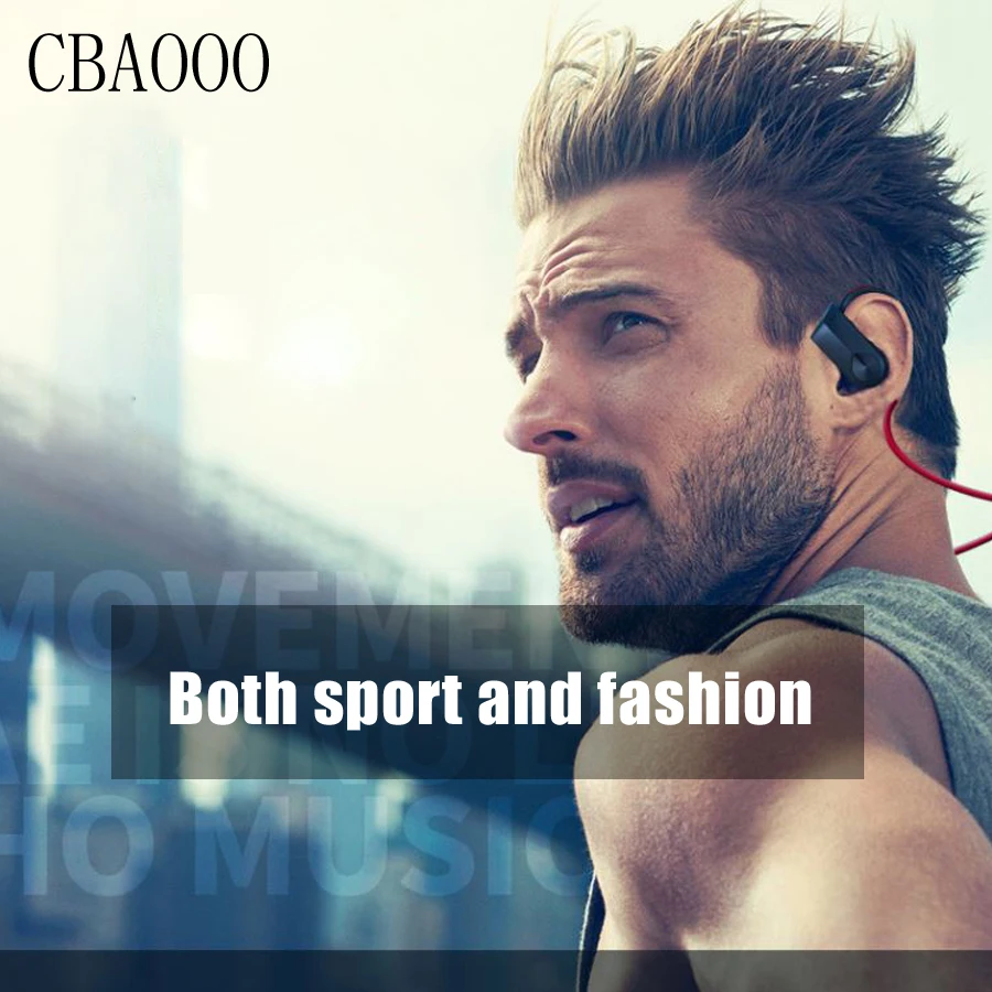 CBAOOO Wireless Bluetooth Earphones Sports Headphone Stereo Headset Waterproof blutooth earphone with MIC for iphone xiaomi