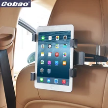 Universal asiento trasero del coche reposacabezas titular de montaje de la tableta accesorios para gps dvd del coche google nexus 7/10 ipad 1/2/3/4/mini