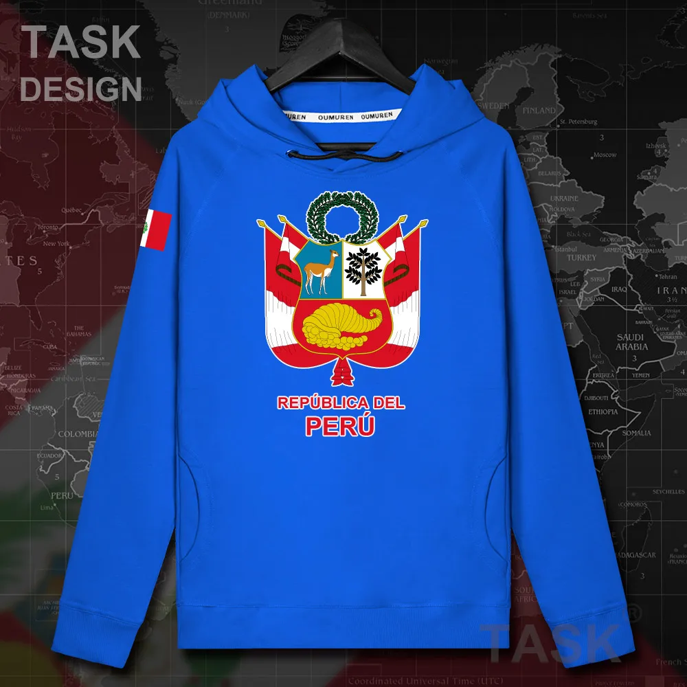 Men's Clothing Peru Peruvian Pe Per Mens Hoodie Pullovers Hoodies Top Men Sweatshirt Streetwear Clothes Hip Hop Tracksuit Nation Autumn Coat 20