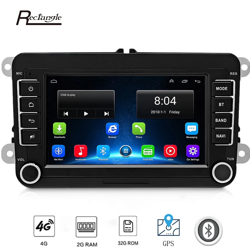 

STAPON 8001 Android 6.0.1 Quad-core 8-inch GPS WiFi Car Multimedia Player for VW