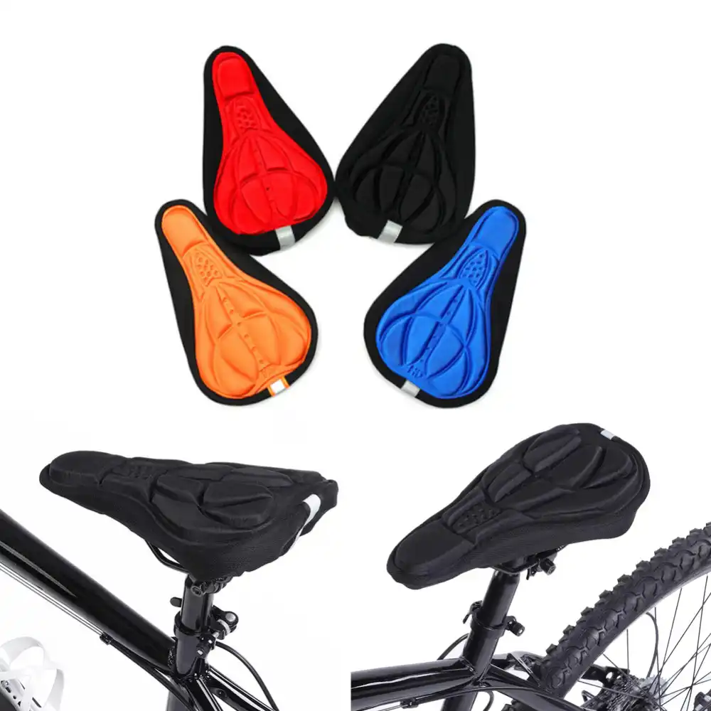 MTB Mat Mountain Road Bike Saddle Soft Seat Bicycle Cushion Cycling Gel Pad
