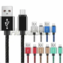 1 м плетеный нейлоновый алюминиевый сплав Micro 5pin usb кабель аксессуары связки для samsung для lg android телефон