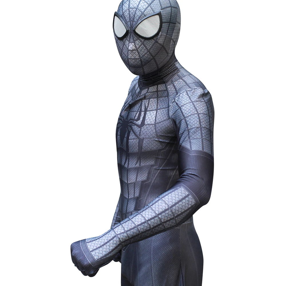 Карнавальный костюм железного паука Mark1 для взрослых и детей, костюм Zentai Spider, комбинезон