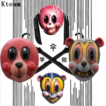 

2019 New Cosplay The Umbrella Academy Party Decoration Props Latex Head Mask Funny Masks Novelty Animal Halloween Mask