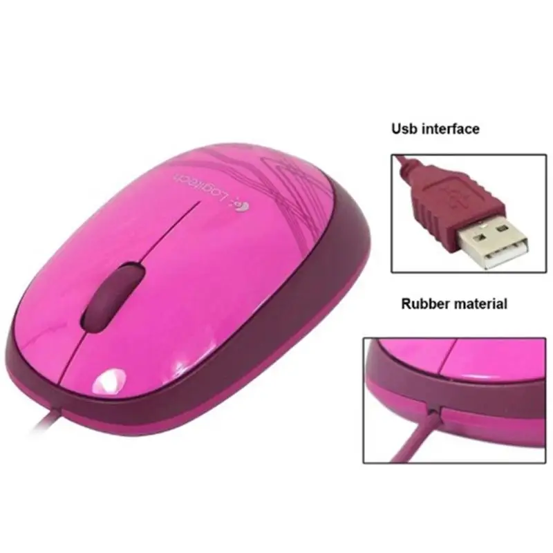 Проводная USB мышь logitech M105 1000 dpi офисная мышь для Mac OS/Windows PC/ноутбука