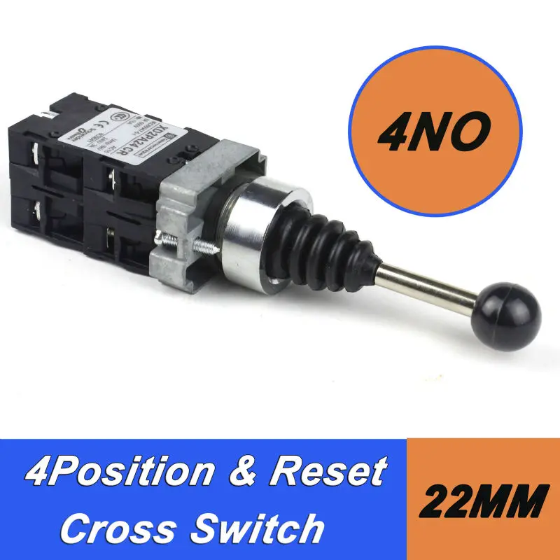 

1pcs monolever switch momentary 4positions 4NO cross switch joystick controllers switch