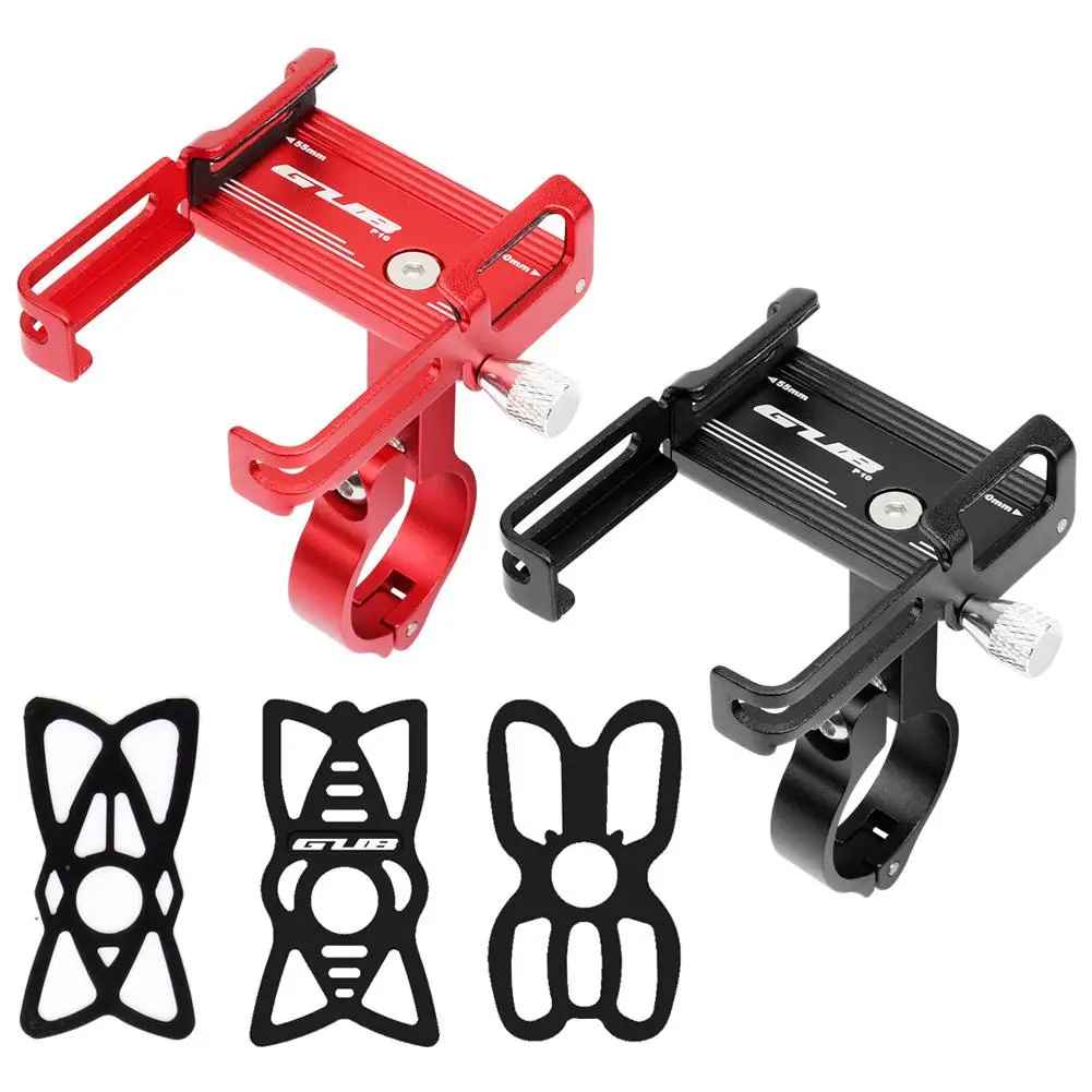 

GUB P10 Aluminum Alloy Bicycle Mobile Phone Holder Enhanced Four-claw Design Phone Stand For Bike Electric Bike Motorcycle