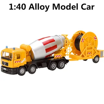 

Alloy model mixer, 1:40 car children's educational toys, children's favorite gifts, free shipping