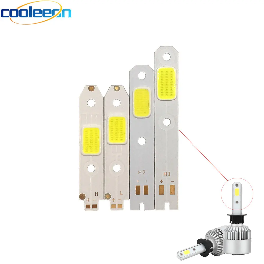10 шт./лот S2 светодиодный автомобильный головной светильник COB чипы H1 H7 H4 Высокий Низкий Луч светильник аксессуары светодиодный чип для S2 авто фары чистый белый