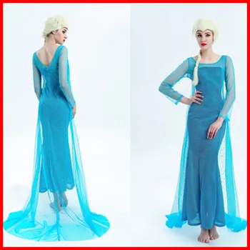 

Noble European palace adults sissy costumes queen paillette dress Halloween snow white play princess costumes for cosplay women