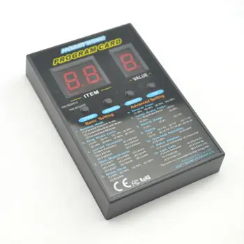 

THE NEW Hobbywing RC Car Program Card LED Program Box 2C 86020010 Programm Card For XERUN and EZRUN Series Car Brushless ESC