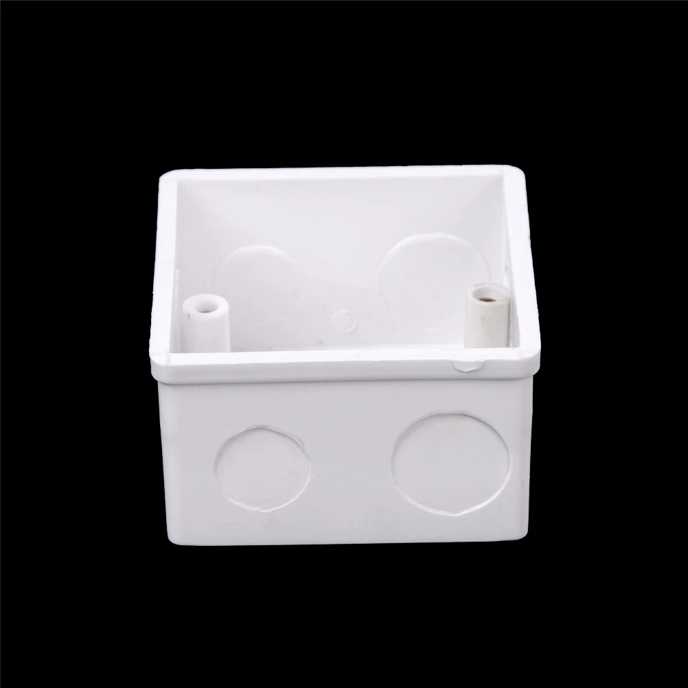 

1pcs Plastix Switch Mounting Box Internal Mount Box for 86mm Wall Light Switch Hotel Switch Inside Wall 8cm x 8cm x 5cm